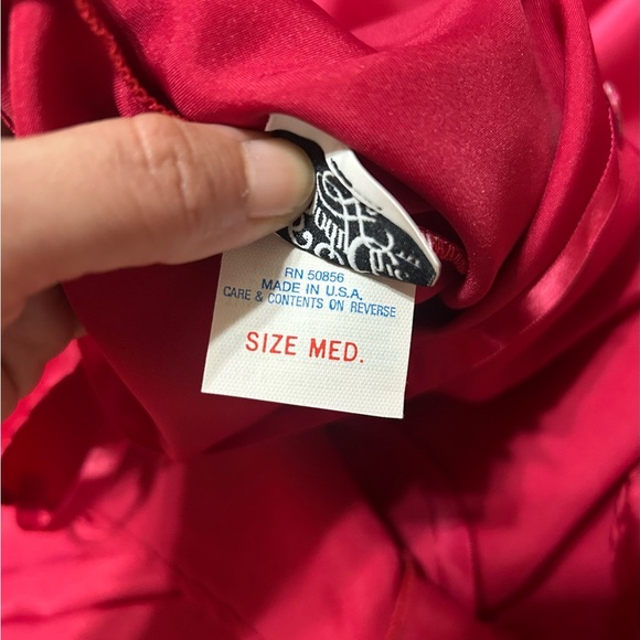 Vintage Body Chic Women’s Set Red Sz Medium top and bottom Under Garments - Picture 11 of 14